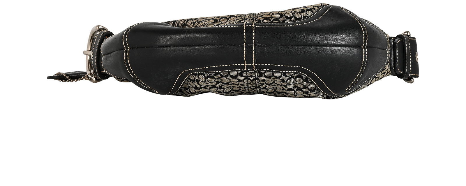 Mini Signature Soho, &pound;140, Handbags, Black, Canvas, Top view